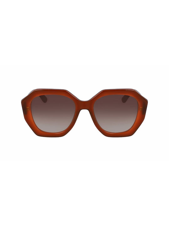 Karl Lagerfeld Women Sunglasses with Brown Horn...