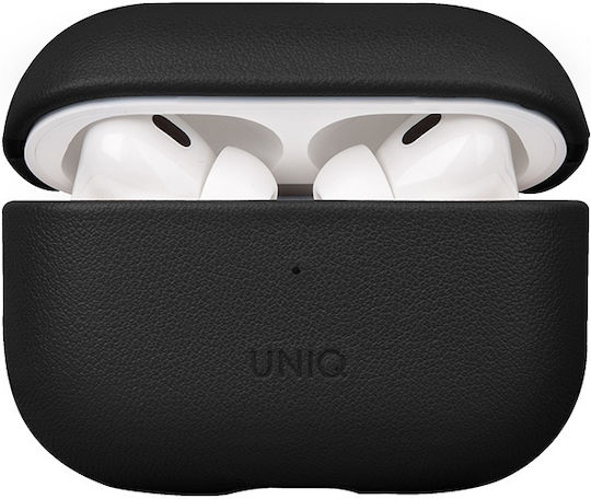 Uniq Terra Hülle Leder Dallas Black für Apple AirPods Pro 2
