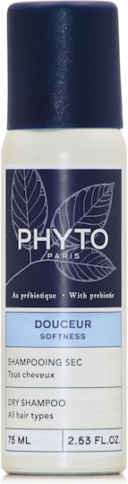 Phyto Douceur Softness Ξηρό Σαμπουάν Όγκου για Όλους τους Τύπους Μαλλιών 75ml