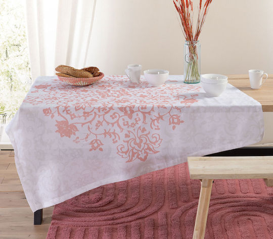 Nef-Nef Homeware Checkered Dreamer Coral 140x140cm Nef-Nef Homeware Checkered Dreamer Coral 140x140cm