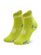 Compressport Pro Racing Socks V4.0 Running Socks Green 1 Pair Primerose/Fjord Blue