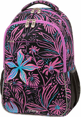 Polo Gem School Bag Backpack Junior High-High School in Purple color 25lt