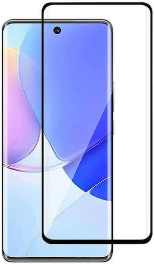Powertech 5D Full Face Tempered Glass Μαύρο (Huawei P50 Pro)