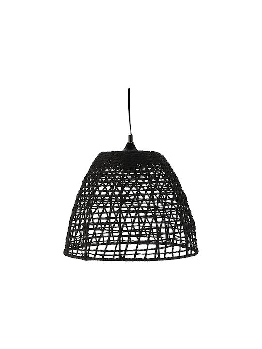 Koopman Pendant Light Black Bell with Socket E27 37x58cm