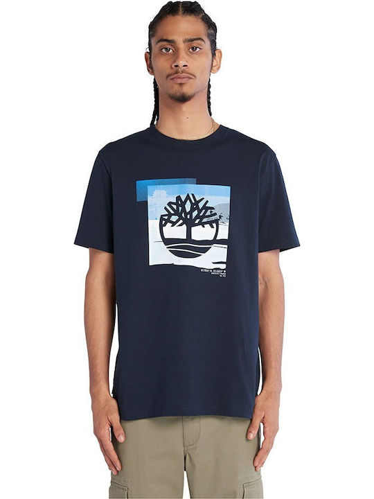 Timberland T-shirt Navy Μπλε