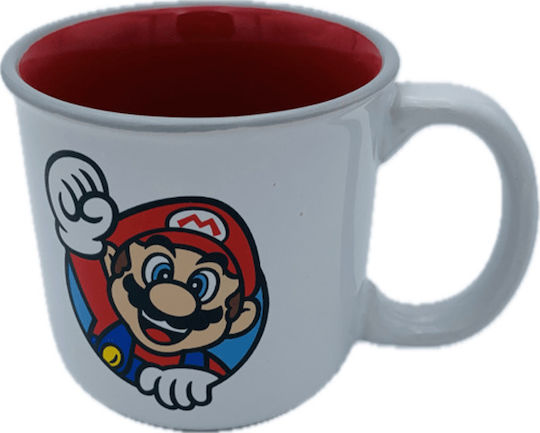 Stor Jump Tasse Keramik Weiße 420ml