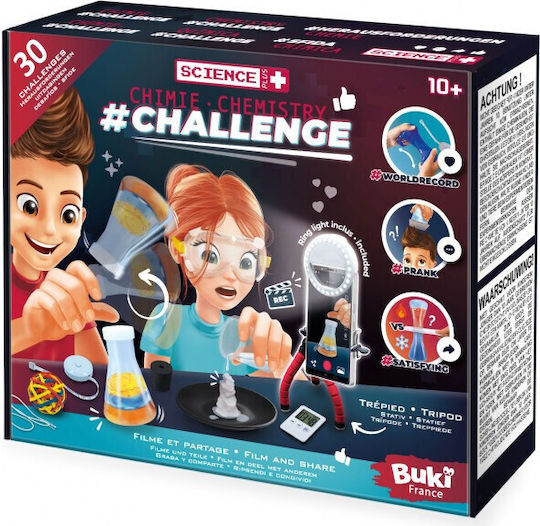 Buki Chemistry Challenge STEM Образователна Игра Експерименти за 10+ години Години