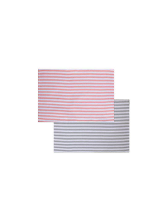 Nef-Nef Homeware Viral Σουπλά Υφασμάτινο Peach Mint 48x33cm Nef-Nef Homeware Viral Σουπλά Υφασμάτινο Peach Mint 48x33cm