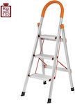 Vesta Aluminum Step Ladder with 3 Stairs 24.5cm