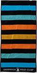 Greenwich Polo Club 3767 Prosop de Plajă Bumbac Yellow / Blue / Orange 180x90cm.