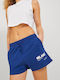 Jack & Jones Women's High-waisted Sporty Shorts Blue