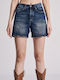 Dora Women's Jean High-waisted Shorts Blue