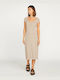 Volcom Sommer Midi Kleid Gestreift