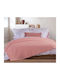 Nef-Nef Homeware Cool Pique Single Blanket 160x240cm Salmon