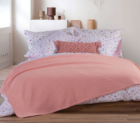 Nef-Nef Homeware Cool Μονή 160x240εκ. Salmon Nef-Nef Homeware Cool Μονή 160x240εκ. Salmon