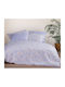 Nef-Nef Homeware Sheet Sets Queen 240x270cm. Merida 032866 Lavender 4pcs