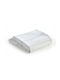 Nef-Nef Homeware Blanket Cot Life Line Cotton White 110x150cm