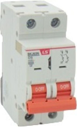 LS Automatic Circuit Breaker 1A Double-pole AC 03.018.0067