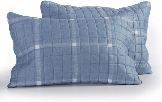 Nef-Nef Homeware Henry Σετ Μαξιλαροθήκες Denim 52x72εκ.