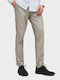 Trousers Suit Elastic in Slim Fit Beige