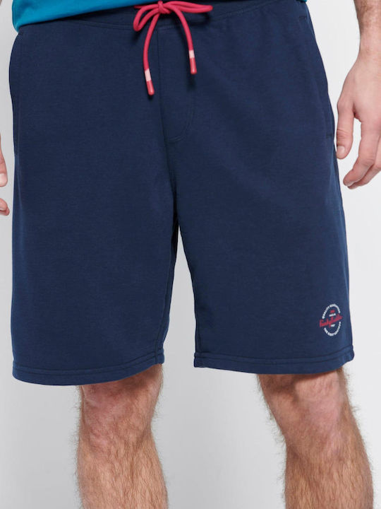 Funky Buddha Αθλητική Ανδρική Βερμούδα Navy Μπλε