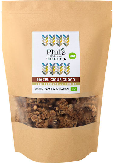 Phil's Granola Bio Γκρανόλα Βρώμης Hazelicious Choco 500gr