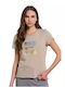 BodyTalk 1231-902128 Damen Sport T-Shirt Beige