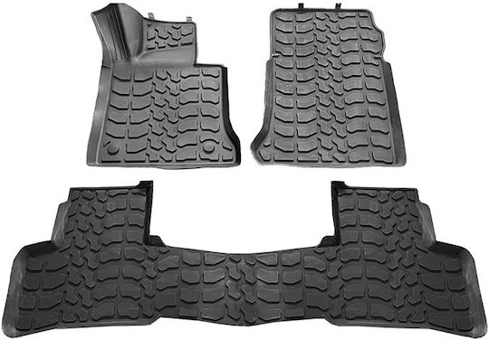 Set Covorașe Față și Spate Tip Tavă 3buc din Furtun pentru Mercedes-Benz GLK - Magazin online 2008-2015 Negre