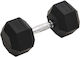 vidaXL Sechseck Hantel 1 x 27,5 kg