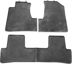 Carner Set Față și Spate 3 Bucăți Pentru Honda CR-V 2007-2013 Negru