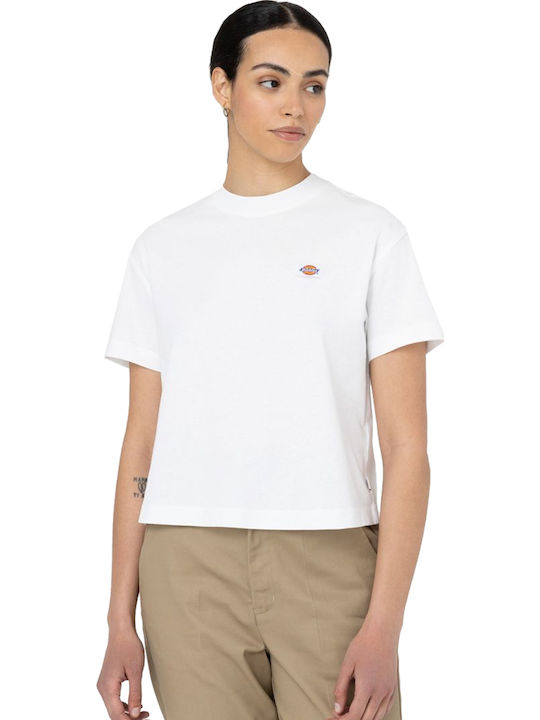 Dickies Oakport Γυναικείο T-shirt Λευκό