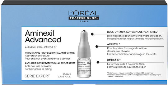 L'Oréal Professionnel Aminexil Advanced Hair Ampoules Against Hair Loss for Women 10x6ml