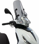 Fabbri Motorcycle Windshield & Windscreen Tinted Visor for Piaggio Beverly 400 300-400 2021-2023 3393/LS