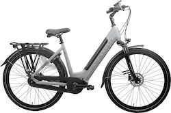 Avalon E-Motive 28" Matte Grey Γκρι Ηλεκτρικό Ποδήλατο Πόλης με 7 Ταχύτητες και Δισκόφρενα