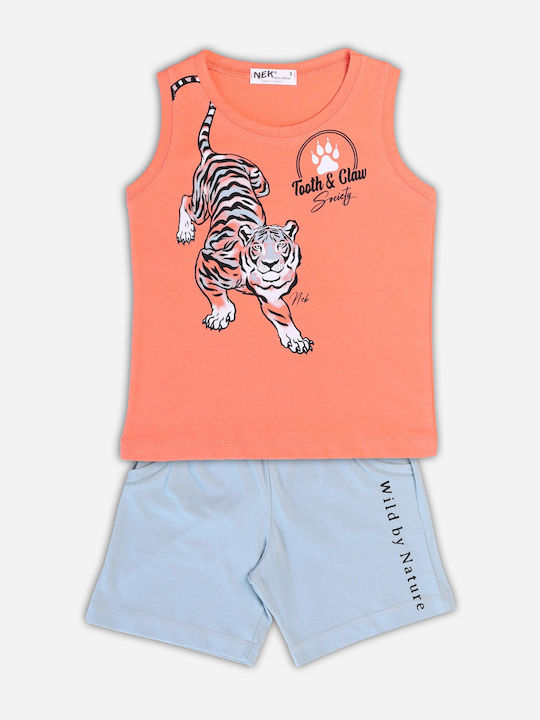 Nek Kids Wear Kids Set with Shorts Summer 2pcs ...