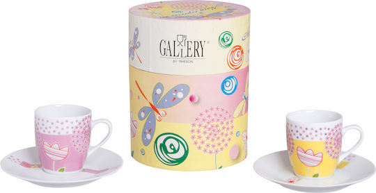Etoile Set Căni Espresso De ceramică Multicolore 2buc