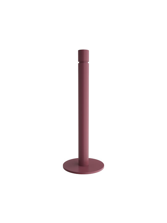 Pam & Co Metallic Paper Towel Holder Matt Bordeaux 12.5x12.5x33cm 1230-153