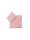 Nef-Nef Set of baby towels 2pcs Exploring Together Pink Weight 360gr/m² 032801