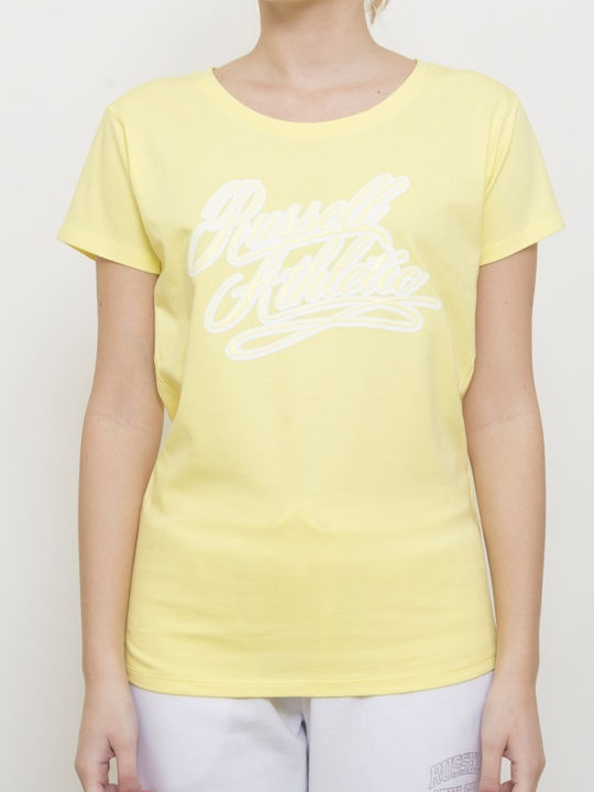 Russell Athletic Women's T-shirt Yellow