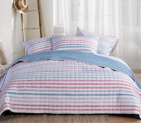 Nef-Nef Homeware Miles Υπέρδιπλο Aqua 220x240cm Nef-Nef Homeware Miles Υπέρδιπλο Aqua 220x240cm