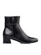 Leather Women's Ankle Boots Black