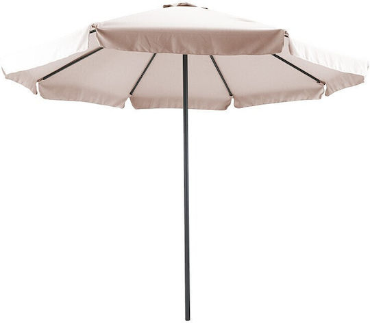 Professional Umbrella Floor Round Aluminum Nagida Charcoal with Steering Wheel D3m 218-000007
