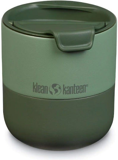 Klean Kanteen Rise Lowball Glas Thermosflasche Rostfreier Stahl BPA Frei 295ml Sea Spray mit Mundstück