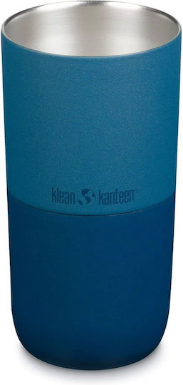 Klean Kanteen Rise Tumbler Glass Thermos Stainless Steel BPA Free 473ml Stellar with Straw and Handle