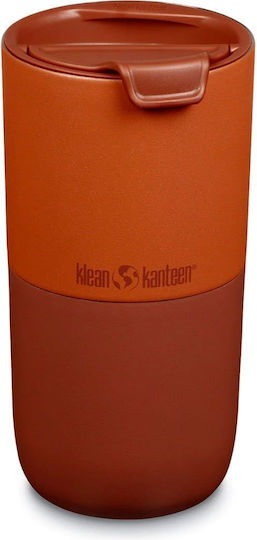 Klean Kanteen Rise Tumbler Ποτήρι Θερμός Ανοξείδωτο BPA Free 473ml Autumn Glaze με Καλαμάκι και Λαβή