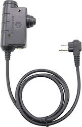 Earmor PTT Switch for Earmor Ear Defenders Motorola Double Standard Plug