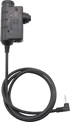 Opsmen Hunting Accessory PTT Switch for Earmor Ear Defenders Motorola Single Standard Plug