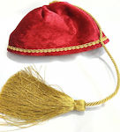 Maskarata Men's Fez Traditional Costume Accessory