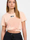 BodyTalk Damen Sportliches Crop Top Kurzärmelig Rosa