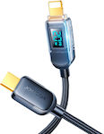Joyroom S-CL020A4 Geflochten USB-C zu Lightning Kabel 20W Schwarz 1.2m